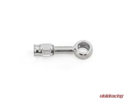 HPS Performance Stainless Steel Straight Angle Compression Teflon Hose End to -3 AN Female w/ PTFE Hose 10mm Banjo - 350-0003SSB