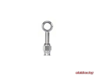 HPS Performance Stainless Steel Straight Angle Compression Teflon Hose End to -3 AN Female w/ PTFE Hose 10mm Banjo - 350-0003SSB