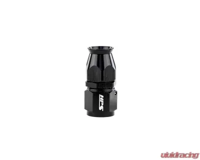 HPS Performance -6 Black Aluminum Straight Hose End - 350-0006