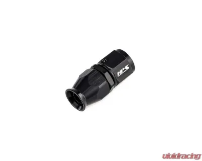 HPS Performance -6 Black Aluminum Straight Hose End - 350-0006