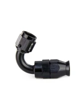 HPS Performance Stainless Steel Reinforced PTFE Hose Black Aluminum 120 Degree Angle Compression Teflon Hose End to -4 AN Female                                     - 350-1204 - Image 4