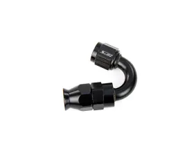 HPS Performance Products HPS PTFE Hose End Aluminum AN-10 150 Degree Black Fitting