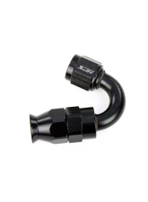 HPS Performance Stainless Steel Reinforced PTFE Hose Black Aluminum 150 Degree Angle Compression Teflon Hose End to -4 AN Female                                     - 350-1504 - Image 2