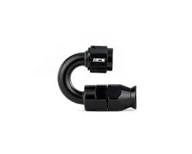 HPS Performance -4 Black Aluminum 180 Degree Hose End