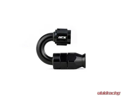 HPS Performance -6 Black Aluminum 180 Degree Hose End - 350-1806