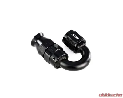 HPS Performance -6 Black Aluminum 180 Degree Hose End - 350-1806