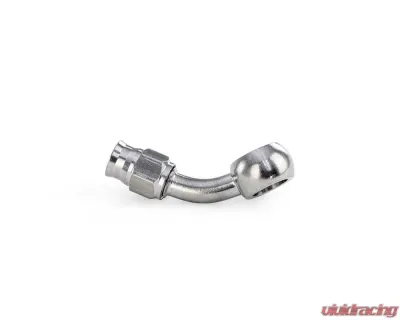 HPS Performance Stainless Steel 45 Degree Angle Compression Teflon Hose End to -3 AN Female w/ PTFE Hose 10mm Banjo - 350-4503SSB