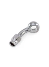 HPS Performance Stainless Steel 45 Degree Angle Compression Teflon Hose End to -3 AN Female w/ PTFE Hose 10mm Banjo                                     - 350-4503SSB - Image 5