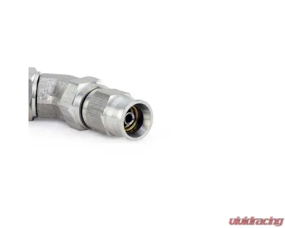 HPS Performance PTFE Hose Stainless Steel 45 Degree Angle Compression Teflon Hose End to -3 AN Female - 350-4503SS