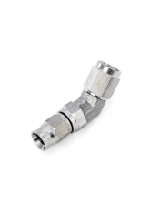 HPS Performance PTFE Hose Stainless Steel 45 Degree Angle Compression Teflon Hose End to -3 AN Female                                     - 350-4503SS - Image 5