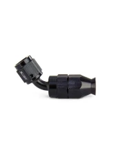 HPS Performance Stainless Steel Reinforced PTFE Hose Black Aluminum 45 Degree Angle Compression Teflon Hose End to -6 AN Female                                     - 350-4506 - Image 4