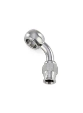 HPS Performance Stainless Steel 60 Degree Angle Compression Teflon Hose End to -3 AN Female w/ PTFE Hose 10mm Banjo                                     - 350-6003SSB - Image 2