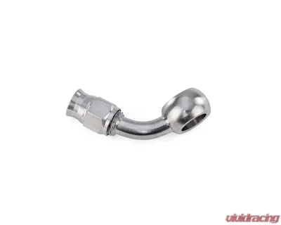 HPS Performance Stainless Steel 60 Degree Angle Compression Teflon Hose End to -3 AN Female w/ PTFE Hose 10mm Banjo - 350-6003SSB