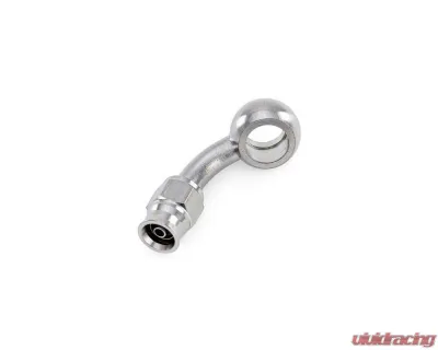 HPS Performance Stainless Steel 60 Degree Angle Compression Teflon Hose End to -3 AN Female w/ PTFE Hose 10mm Banjo - 350-6003SSB
