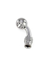 HPS Performance Stainless Steel 75 Degree Angle Compression Teflon Hose End to -3 AN Female w/ PTFE Hose 10mm Banjo                                     - 350-7503SSB - Image 2