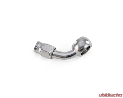 HPS Performance Stainless Steel 75 Degree Angle Compression Teflon Hose End to -3 AN Female w/ PTFE Hose 10mm Banjo - 350-7503SSB