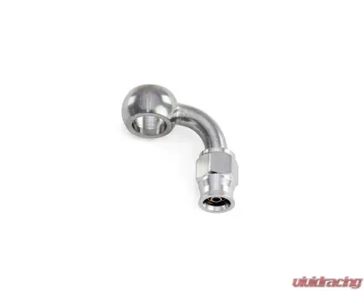 HPS Performance Stainless Steel 90 Degree Angle Compression Teflon Hose End to -3 AN Female w/ PTFE Hose 10mm Banjo - 350-9003SSB