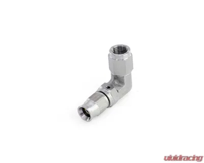 HPS Performance PTFE Hose Stainless Steel 90 Degree Angle Compression Teflon Hose End to -3 AN Female - 350-9003SS