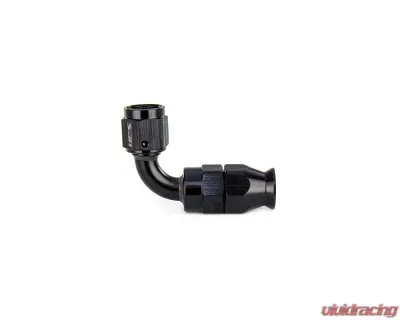 HPS Performance Products HPS PTFE Hose End Fitting -10 AN 90 Degree Aluminum Black - 350-9010