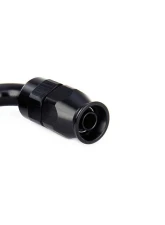 HPS Performance Stainless Steel Reinforced PTFE Hose Black Aluminum 120 Degree Angle Compression Teflon Hose End to -4 AN Female                                     - 350-1204 - Image 3