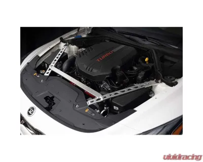 HPS Performance Red Front Strut Bar Kia Stinger 2018-2022 - 42-105R