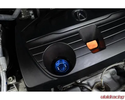 HPS Performance Blue Billet Aluminum Oil Cap Mazda 1974-2013 - 5269-107BL