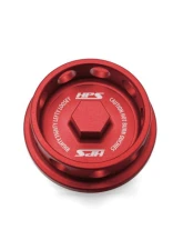HPS Performance Red Billet Aluminum Oil Cap Mazda 1974-2013                                     - 5269-107R - Image 5