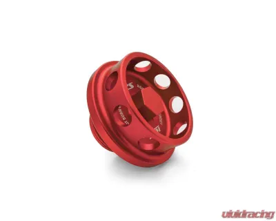 HPS Performance Red Billet Aluminum Oil Cap Mazda 1974-2013 - 5269-107R