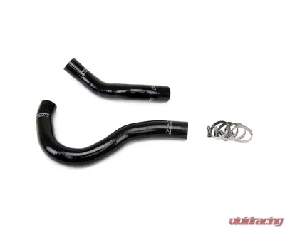 HPS Black Reinforced Silicone Radiator Hose Kit Coolant for Acura 02-06 RSX - 57-1001-BLK