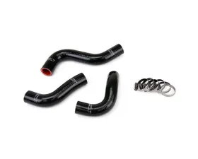 HPS Black Reinforced Silicone Radiator Hose Kit Coolant for Mazda 90-93 Miata