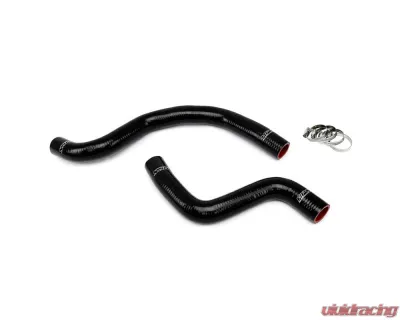 HPS Black Reinforced Silicone Radiator Hose Kit Coolant for Mitsubishi Lancer EVO 7 8 - 57-1040-BLK