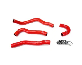 HPS Red Reinforced Silicone Radiator Hose Kit Coolant for Mitsubishi Lancer EVO 10