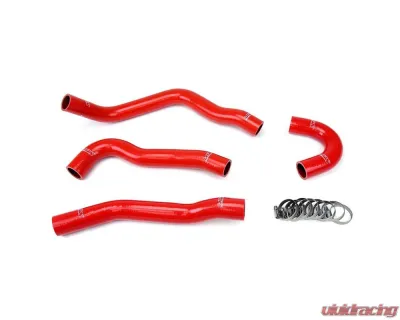 HPS Red Reinforced Silicone Radiator Hose Kit Coolant for Mitsubishi Lancer EVO 10 - 57-1043-RED
