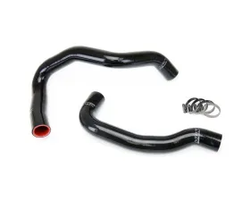 HPS Black Reinforced Silicone Radiator Hose Kit Coolant for Nissan 89-98 240SX w/ KA