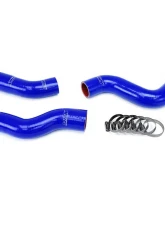 HPS Performance High Temp 3-ply Reinforced Silicone,Replace OEM Rubber Radiator Coolant Hoses                                     - 57-1218-BLUE - Image 2
