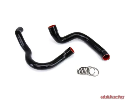 HPS Black Reinforced Silicone Radiator Hose Kit Coolant for Jeep 91-01 Cherokee XJ 4.0L - 57-1219-BLK