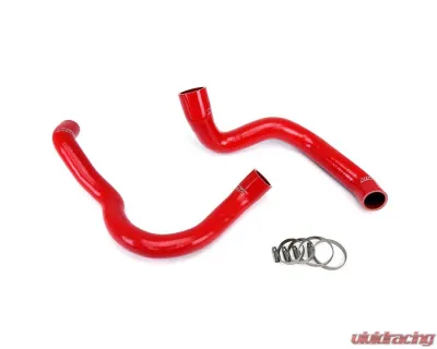 HPS Red Reinforced Silicone Radiator Hose Kit Coolant for Jeep 91-01 Cherokee XJ 4.0L - 57-1219-RED