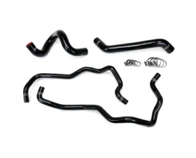 HPS Black Reinforced Silicone Radiator + Heater Hose Kit for Jeep 07-11 Wrangler JK 3.8L V6 Left Hand Drive