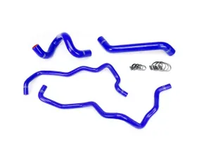 HPS Blue Reinforced Silicone Radiator + Heater Hose Kit for Jeep 07-11 Wrangler JK 3.8L V6 Left Hand Drive