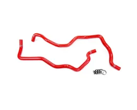HPS Red Reinforced Silicone Heater Hose Kit for Jeep 07-11 Wrangler JK 3.8L V6 Left Hand Drive