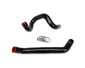HPS Black Reinforced Silicone Radiator Hose Kit Coolant for Jeep 07-11 Wrangler JK 3.8L V6
