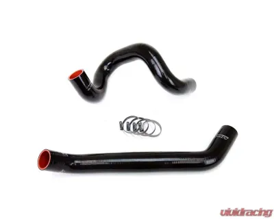 HPS Black Reinforced Silicone Radiator Hose Kit Coolant for Jeep 07-11 Wrangler JK 3.8L V6 - 57-1220R-BLK