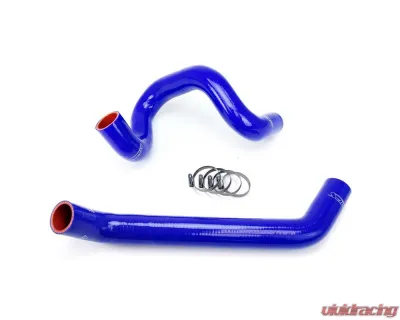 HPS Blue Reinforced Silicone Radiator Hose Kit Coolant for Jeep 07-11 Wrangler JK 3.8L V6 - 57-1220R-BLUE