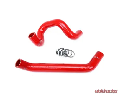 HPS Red Reinforced Silicone Radiator Hose Kit Coolant for Jeep 07-11 Wrangler JK 3.8L V6 - 57-1220R-RED