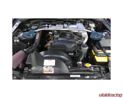HPS Performance High Temp 3-ply Reinforced Silicone,Replace OEM Rubber Radiator Coolant Hoses - 57-1225-BLK