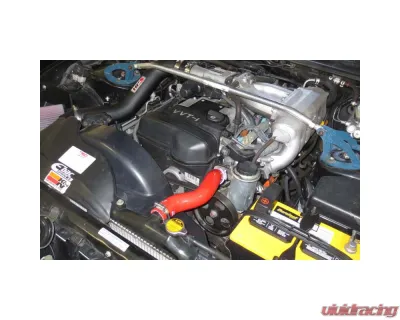 HPS Performance High Temp 3-ply Reinforced Silicone,Replace OEM Rubber Radiator Coolant Hoses - 57-1225-RED