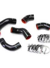 HPS Black Reinforced Silicone Intercooler Hose Kit for Mitsubishi 03-07 Lancer EVO 8 9 MR US-Spec                                     - 57-1227-BLK - Image 2