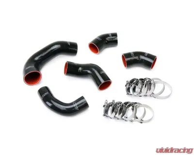 HPS Black Reinforced Silicone Intercooler Hose Kit for Mitsubishi 03-07 Lancer EVO 8 9 MR US-Spec - 57-1227-BLK
