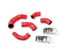 HPS Red Reinforced Silicone Intercooler Hose Kit for Mitsubishi 03-07 Lancer EVO 8 9 MR US-Spec