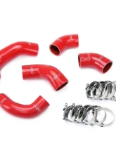 HPS Red Reinforced Silicone Intercooler Hose Kit for Mitsubishi 03-07 Lancer EVO 8 9 MR US-Spec                                     - 57-1227-RED - Image 4